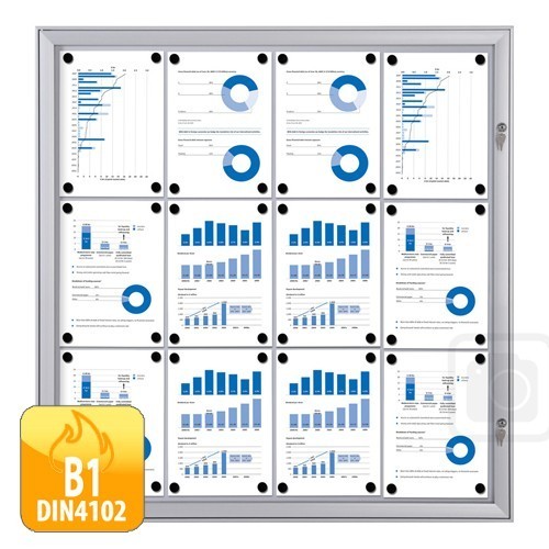 Schaukasten S-Line 12 x DIN A4, B1 Norm
